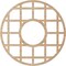 Ekena Millwork O'Neal Wood Fretwork Pierced Ceiling Medallion, Alder, 32"OD x 11 5/8"ID x 1/4"T CMWP32X32X0250ONAL - alternate 4